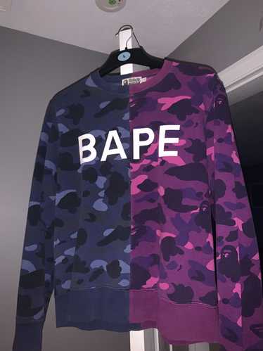 Bape Color Camo Half Crewneck