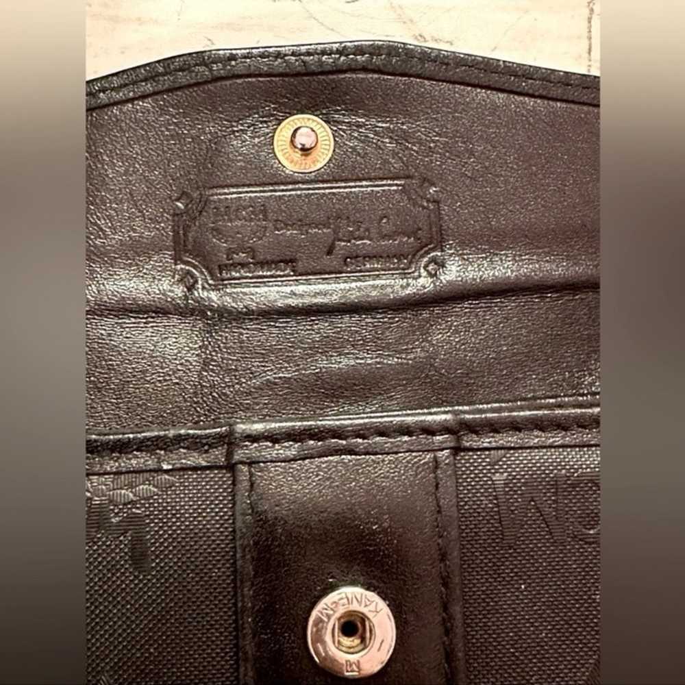 MCM Black Nylon Leather Wallet Vintage - image 8