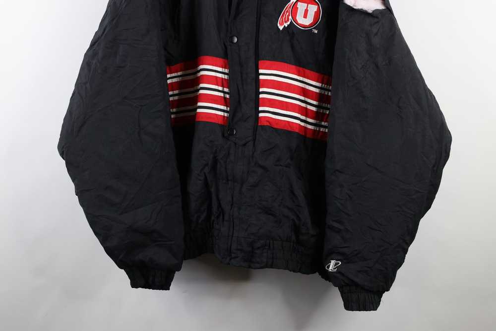 Vintage Vintage 90s University of Utah Hooded Puf… - image 3