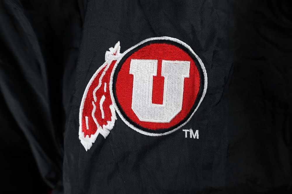 Vintage Vintage 90s University of Utah Hooded Puf… - image 4