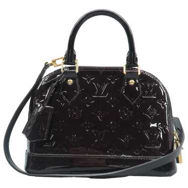 Louis Vuitton Alma patent leather satchel