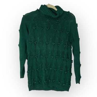 Boundary Waters Forest Green turtleneck Sweater Si