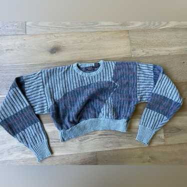 Vintage Michael Gerald long sleeve cropped sweater