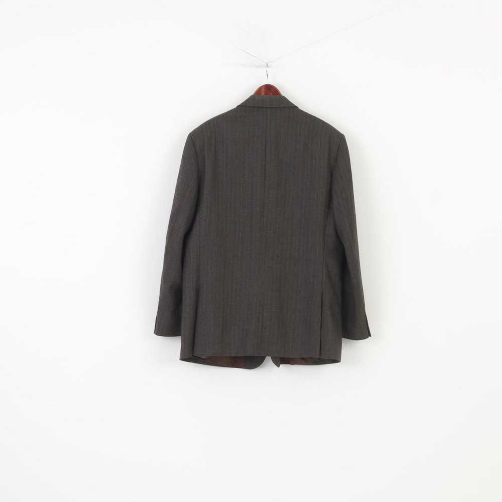 Vintage James Barry Men 48 58 Blazer Charcoal Bot… - image 6