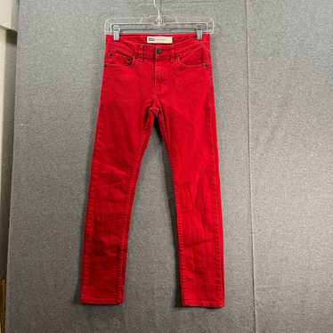 Levi's 510 Skinny Red Jeans Women Size 26 Jeans