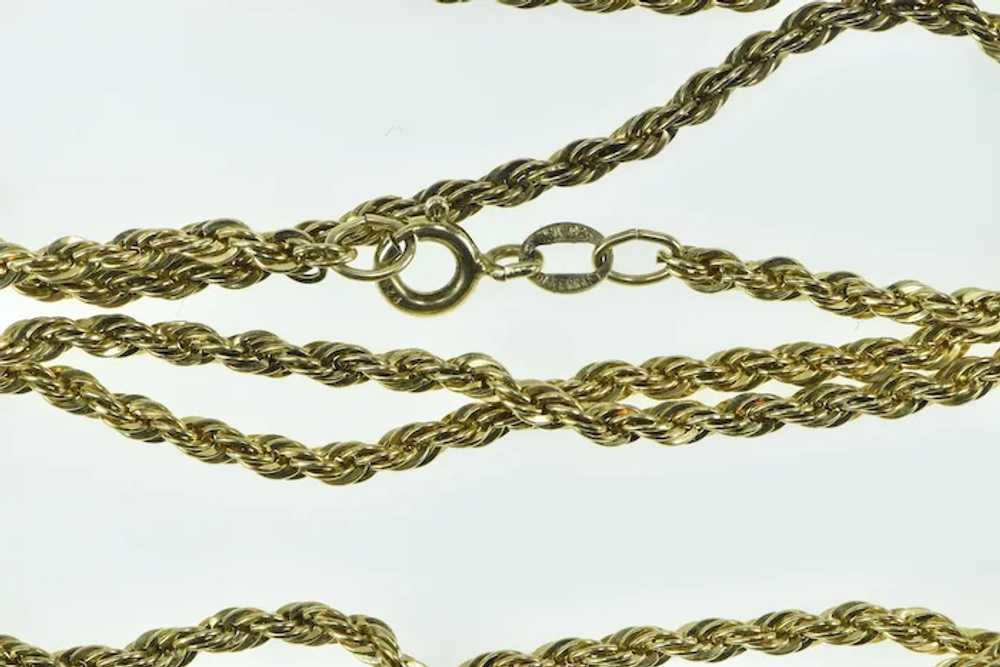 Sterling Silver 2.4mm Rope Link Vintage Twist Cha… - image 3