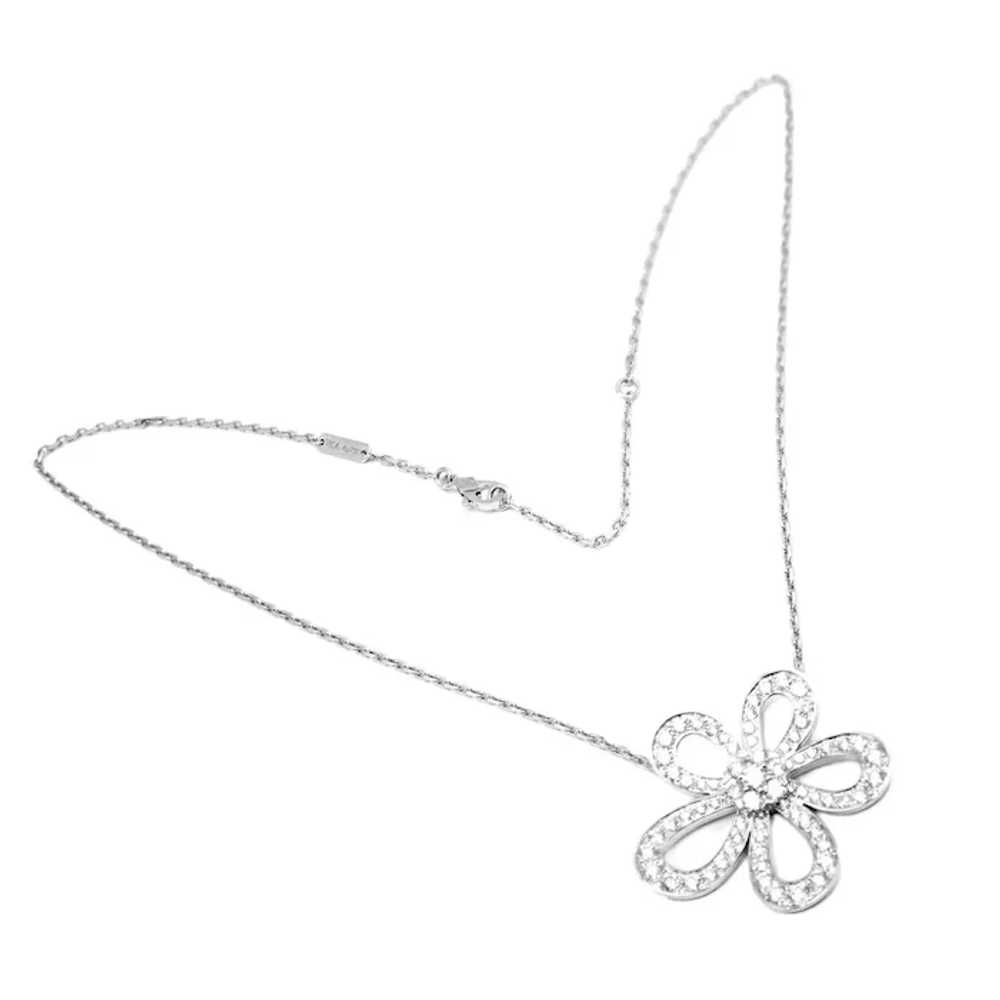 Authentic! Van Cleef & Arpels Flowerlace 18k Gold… - image 3