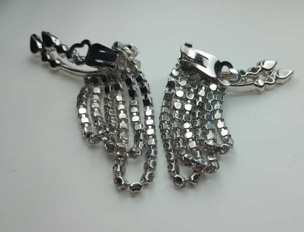 Rare Juliana Drop Earrings from 1950's Crystal De… - image 2