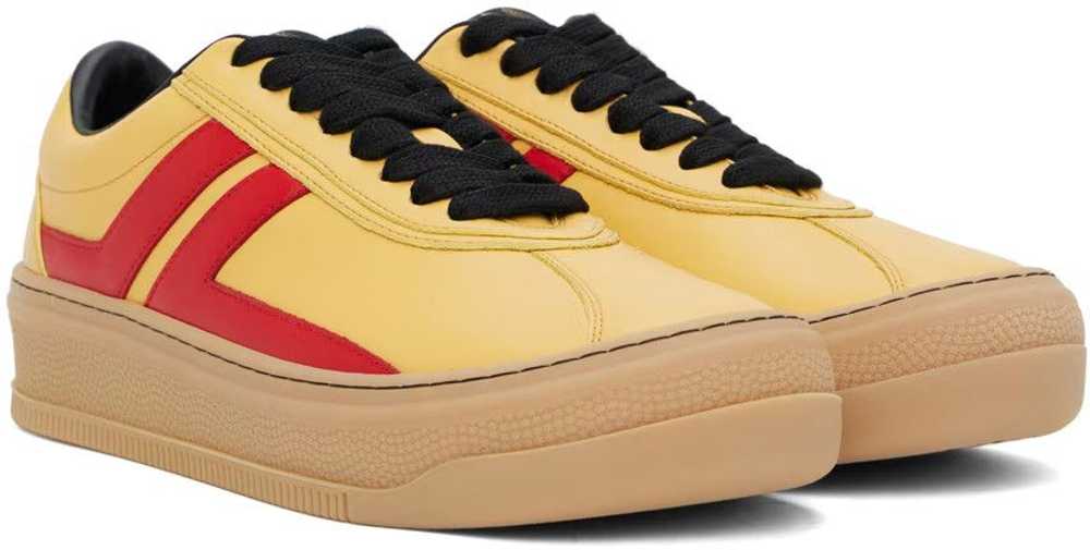 Lanvin o1h1sh10624 Sneakers in Bright Yellow/Red - image 4