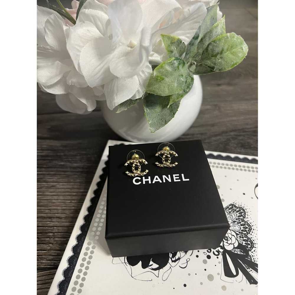 Chanel Cc earrings - image 10