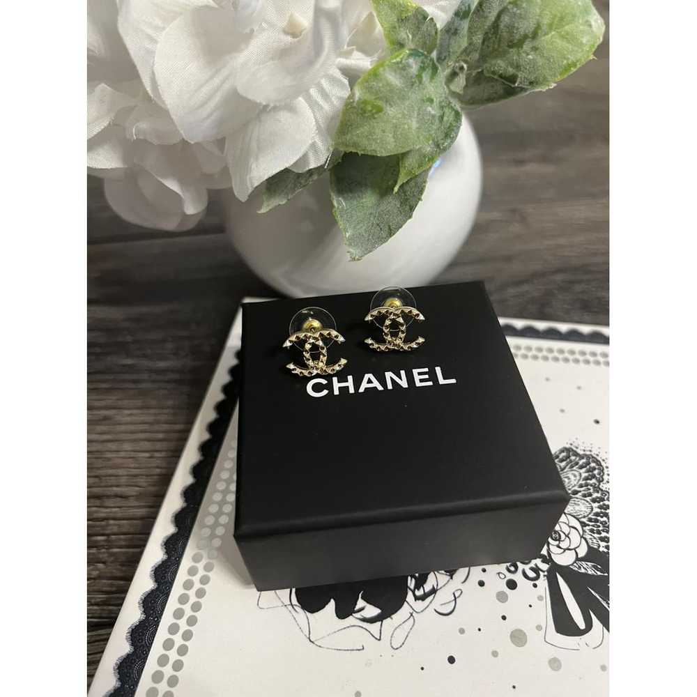 Chanel Cc earrings - image 2