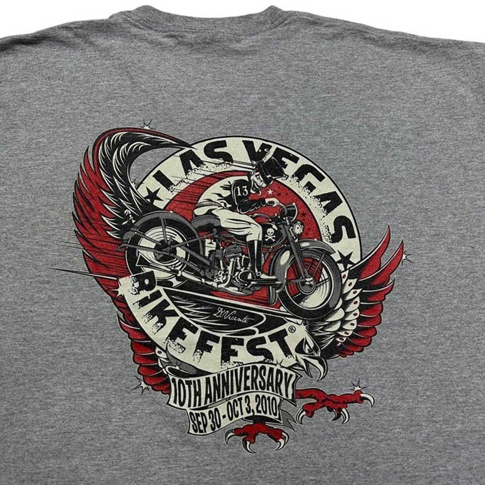 Vegas Bike Fest Motorcycle Eagle T-Shirt - image 3