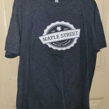 Maple Street Biscuit Co t-shirt. Grey XL graphic t
