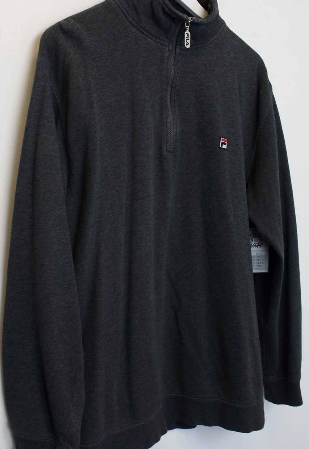 Vintage Fila quarter zip sweatshirt in Grey. Best… - image 2