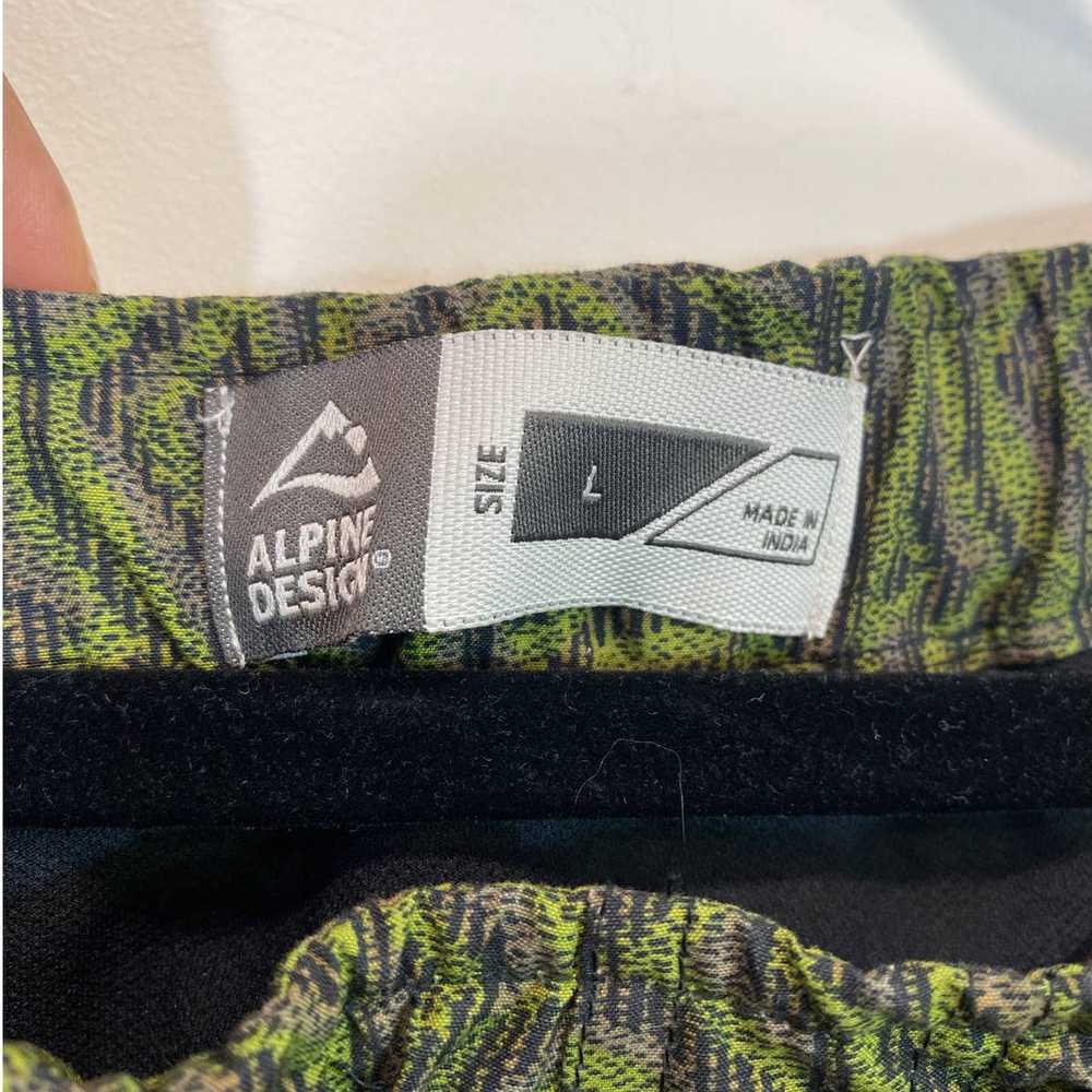 Alpine Design Green  Large Men's Belted  Swim Tru… - image 2