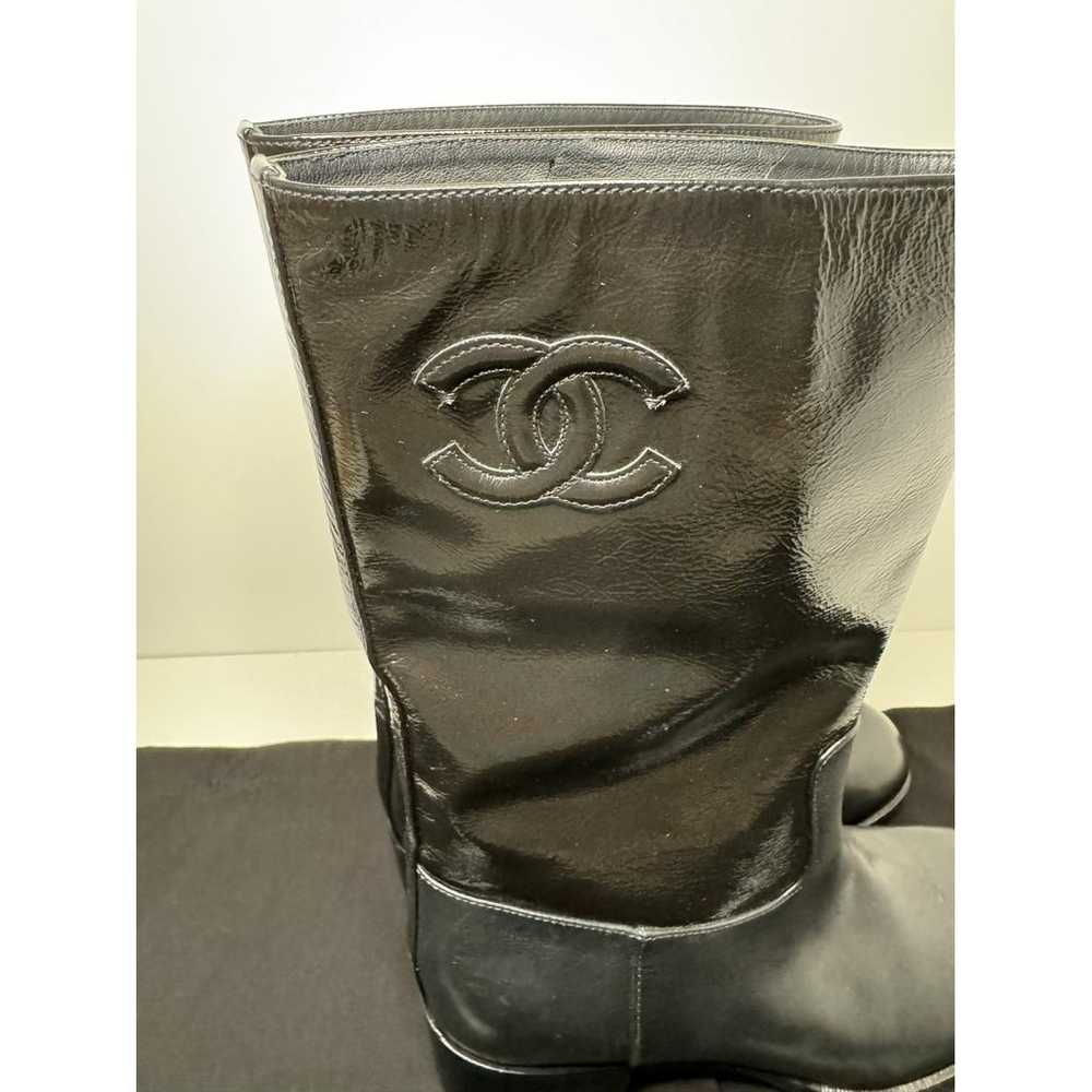 Chanel Leather riding boots - image 5