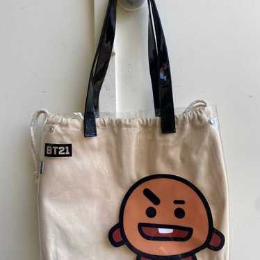OFFICIAL BT21 clear tote bag (SHOOKY)