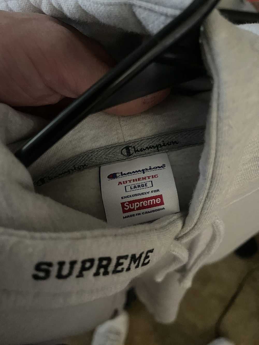 Champion × Supreme Supreme x Champion Logo Hoodie - image 5