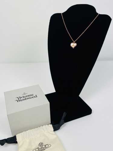 Vivienne Westwood Encrusted Heart Orb Necklace