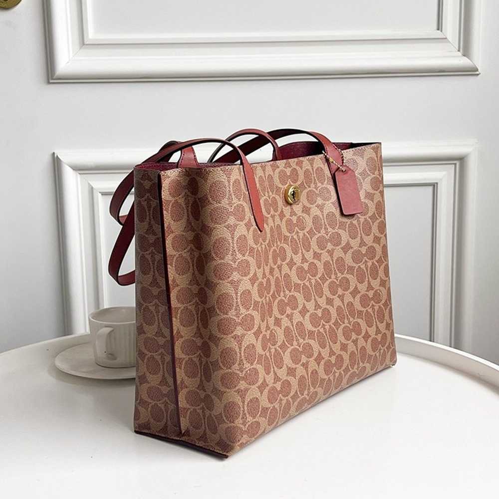 coach WILLOW TOTE IN SIGNATURE CANVAS - image 4