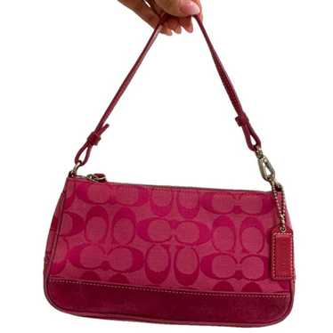 Vintage COACH Demi Mini Hot Pink Shoulder Bag