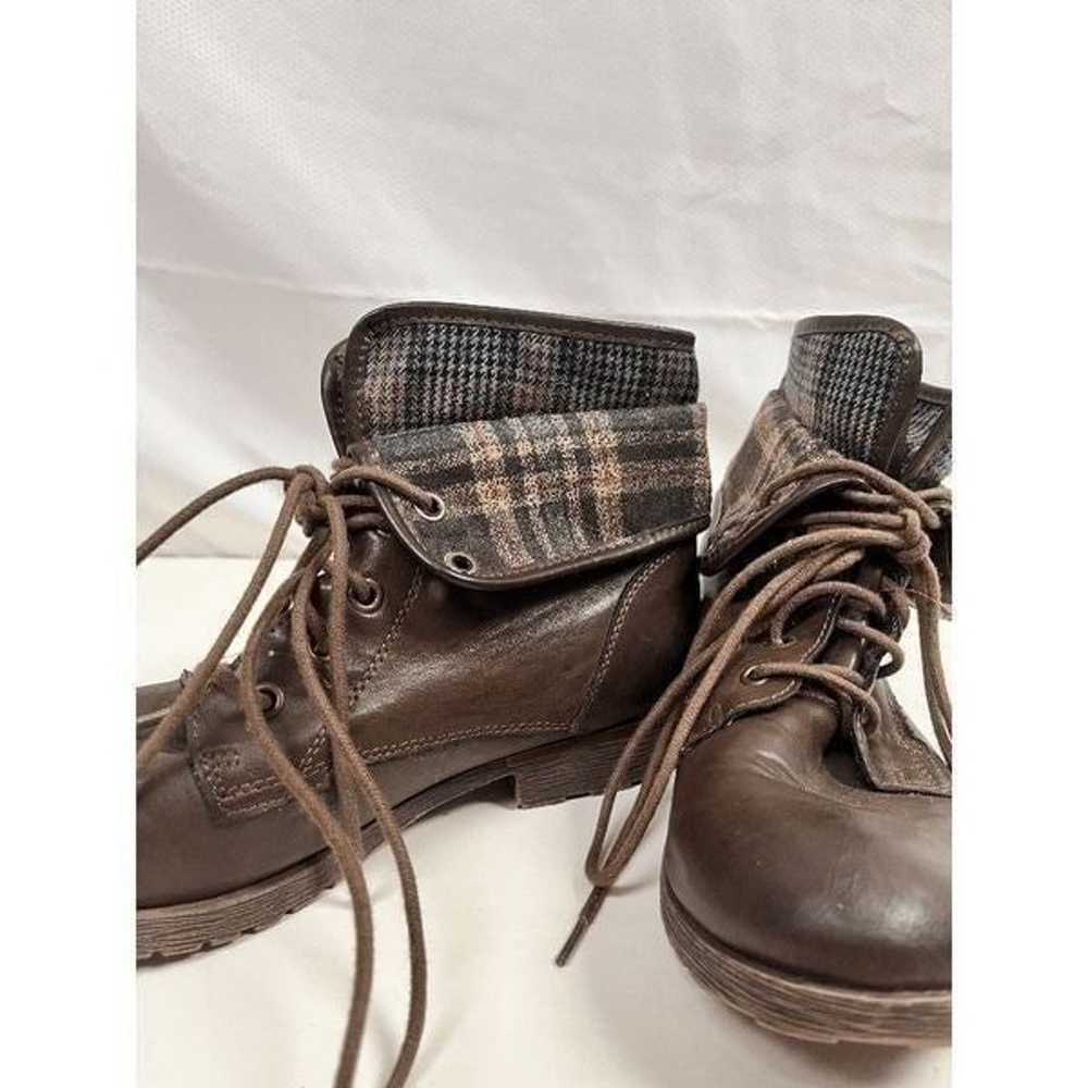 ROCK & CANDY Womens Plaid Lined Lace up Pixie Ank… - image 8