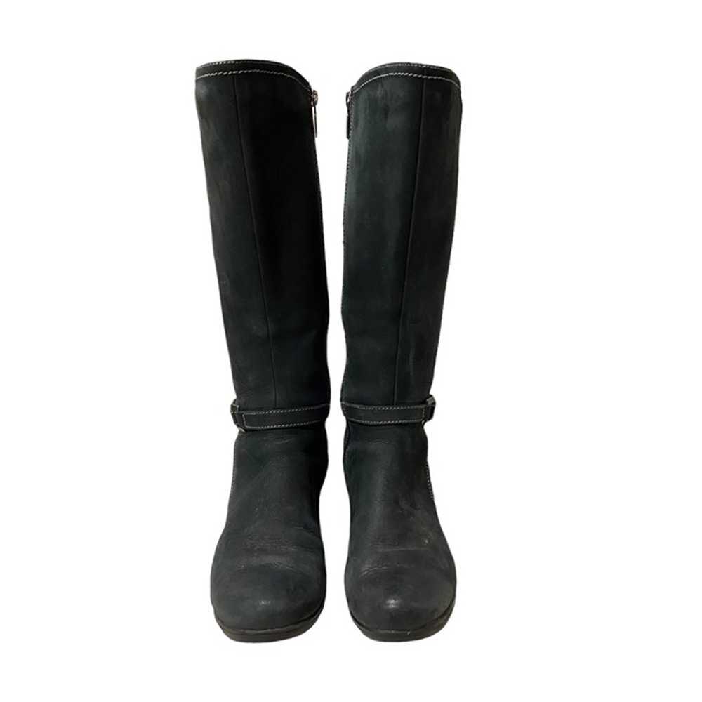 Blondo Leather Knee High Boots Gray Size 8 Minima… - image 5