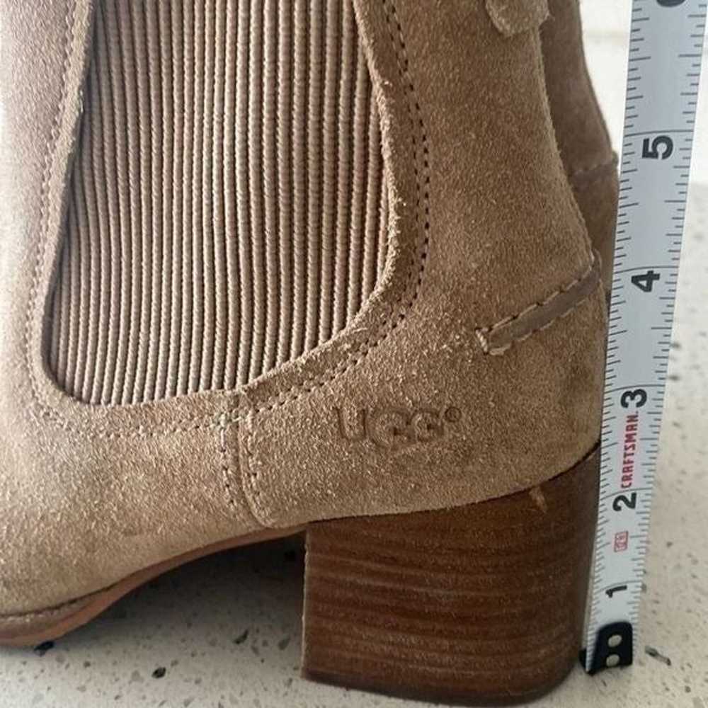 UGG Australia Faye Tan Suede Ankle Boot Chunky Bl… - image 12
