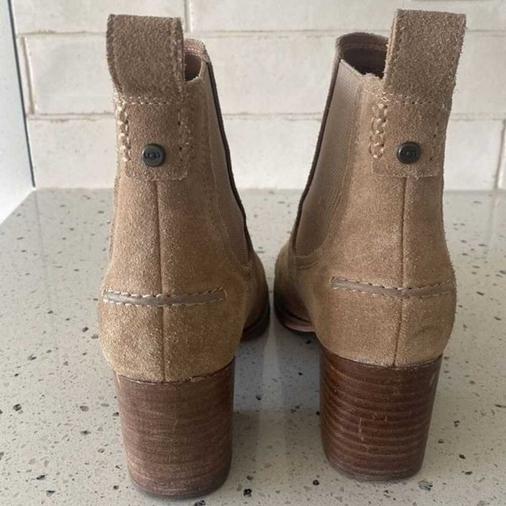 UGG Australia Faye Tan Suede Ankle Boot Chunky Bl… - image 3