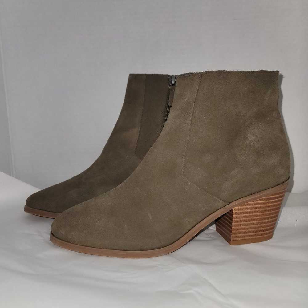 Susina Dana Lea Size 9 Boots Booties Taupe Suede … - image 2
