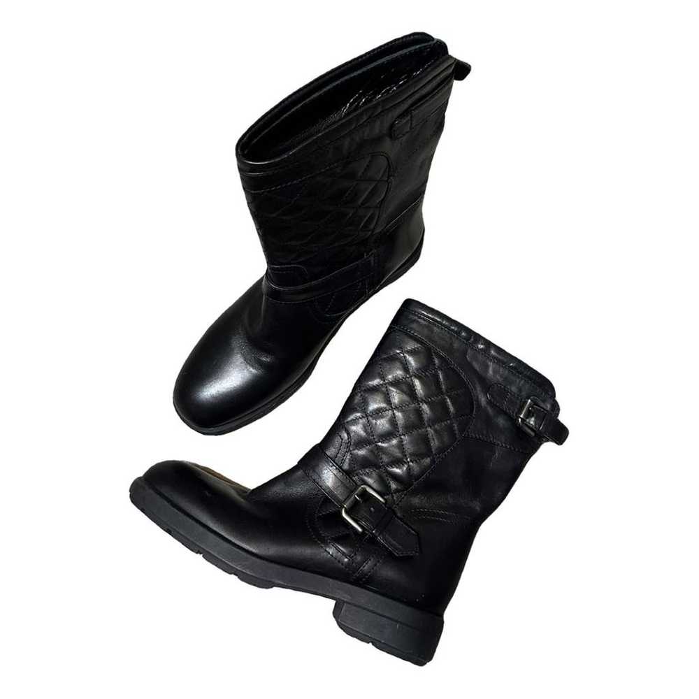 Aquatalia Leather biker boots - image 1