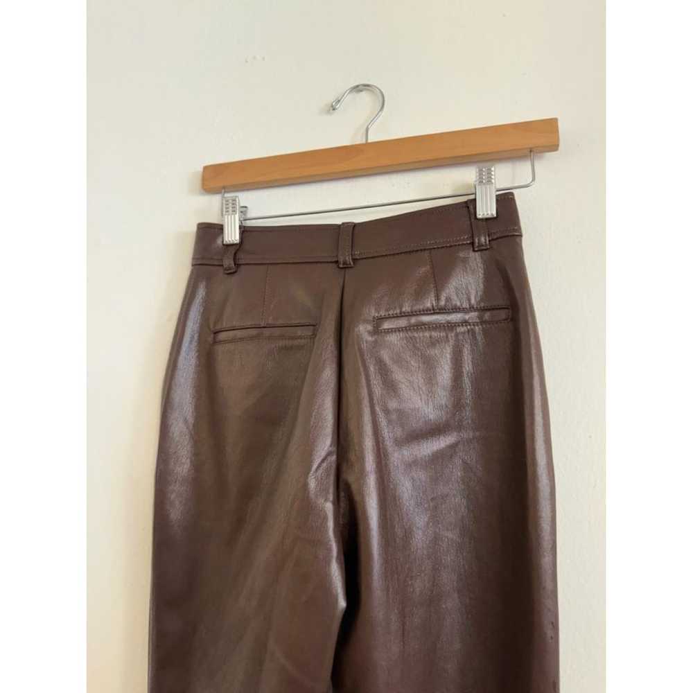 Babaton Vegan leather trousers - image 10