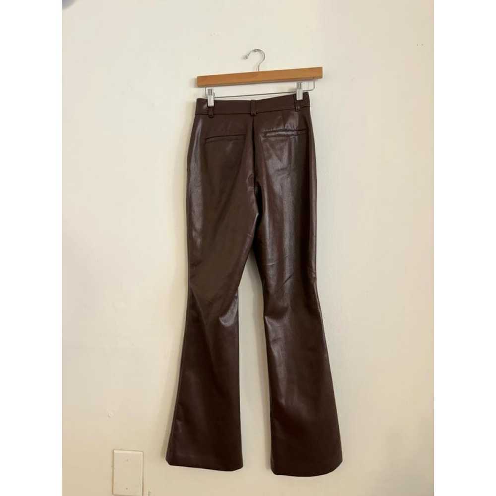 Babaton Vegan leather trousers - image 12