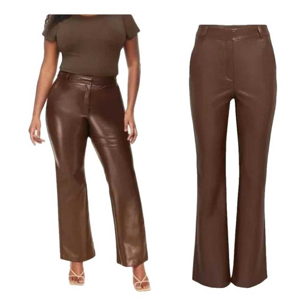 Babaton Vegan leather trousers - image 2