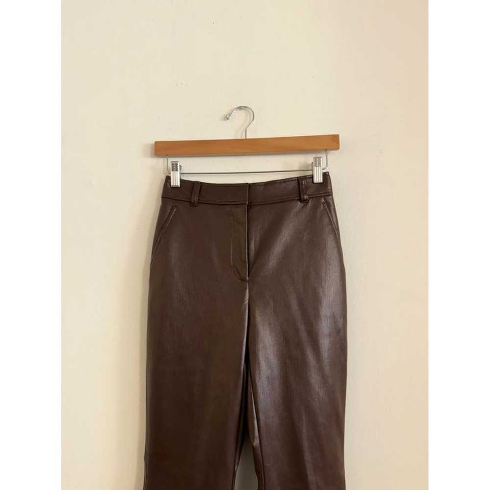 Babaton Vegan leather trousers - image 3