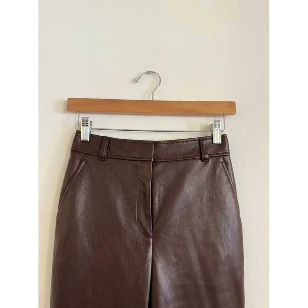 Babaton Vegan leather trousers - image 5