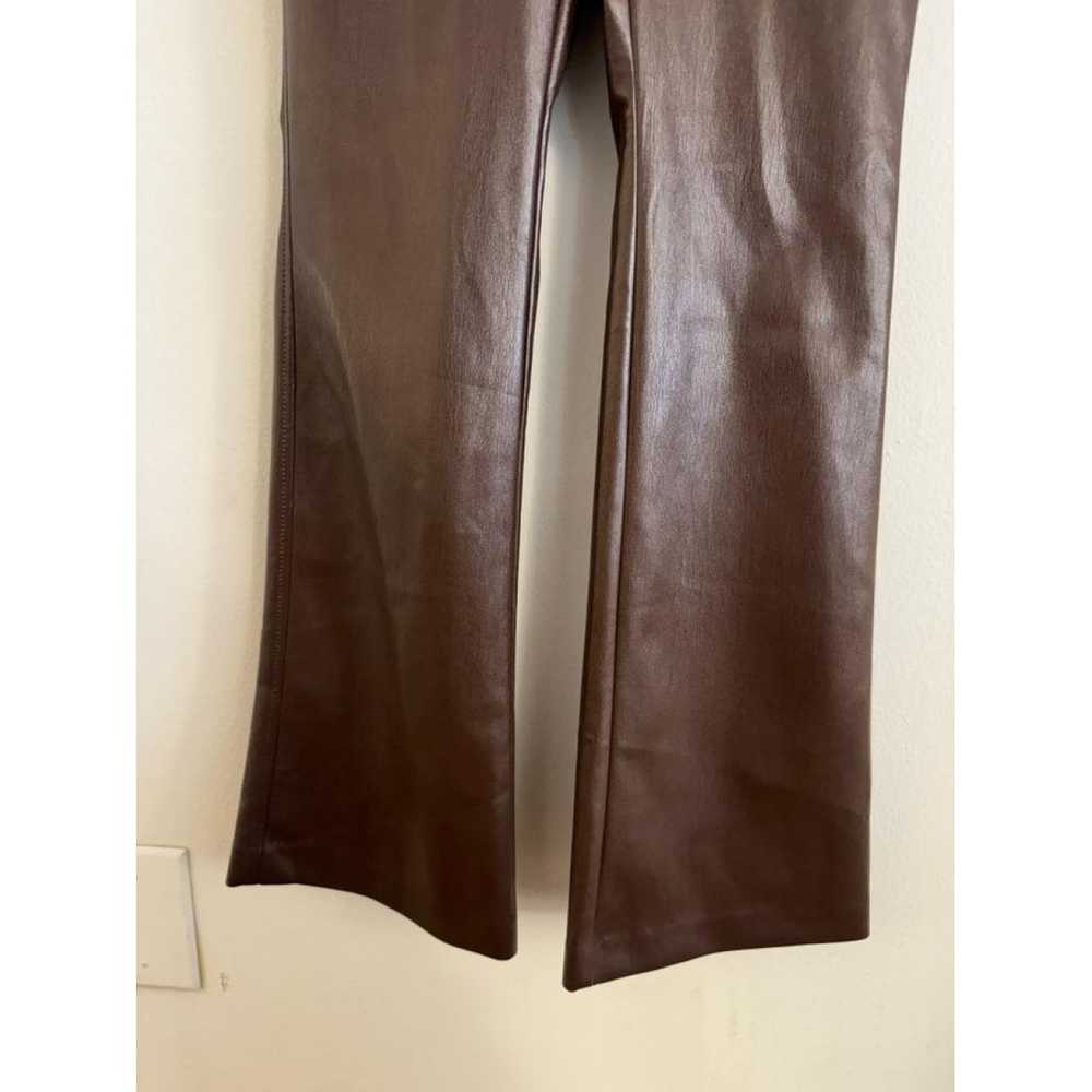 Babaton Vegan leather trousers - image 7