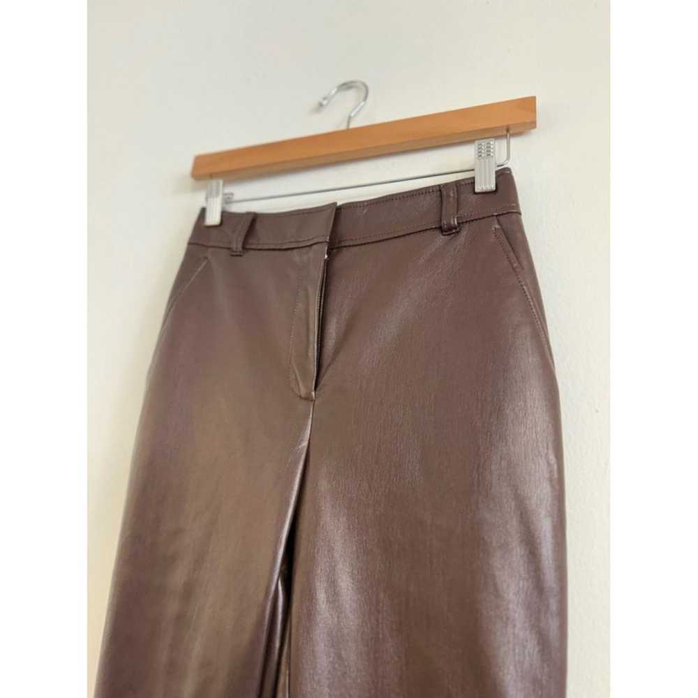 Babaton Vegan leather trousers - image 8