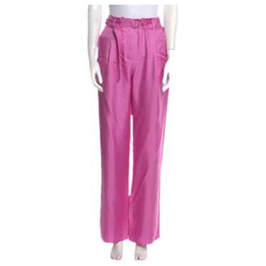 Sally Lapointe Silk straight pants