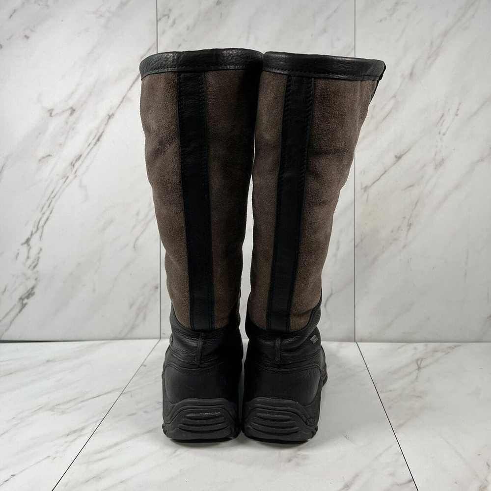 UGG Adirondack Tall Women Size 6.5 Black Leather … - image 3