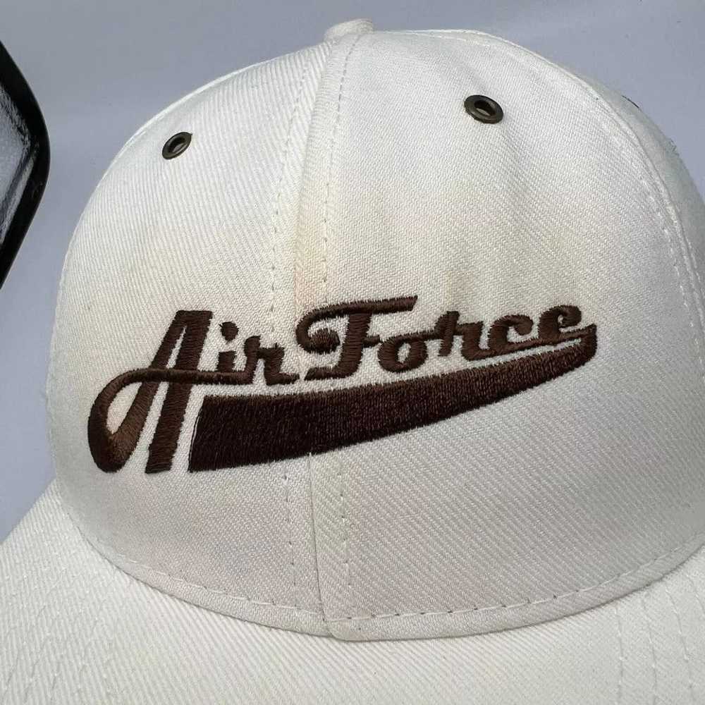 Nike Vintage Air Force Nike Hat Strapback Cap Whi… - image 2