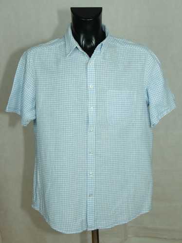 Vintage TU SHIRT SHORT SLEEVE LINEN COTTON SIZE XL