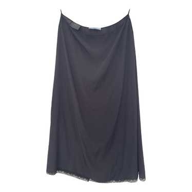 Prada Silk mid-length skirt - image 1