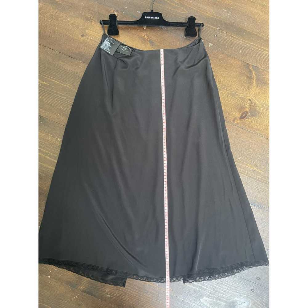 Prada Silk mid-length skirt - image 7