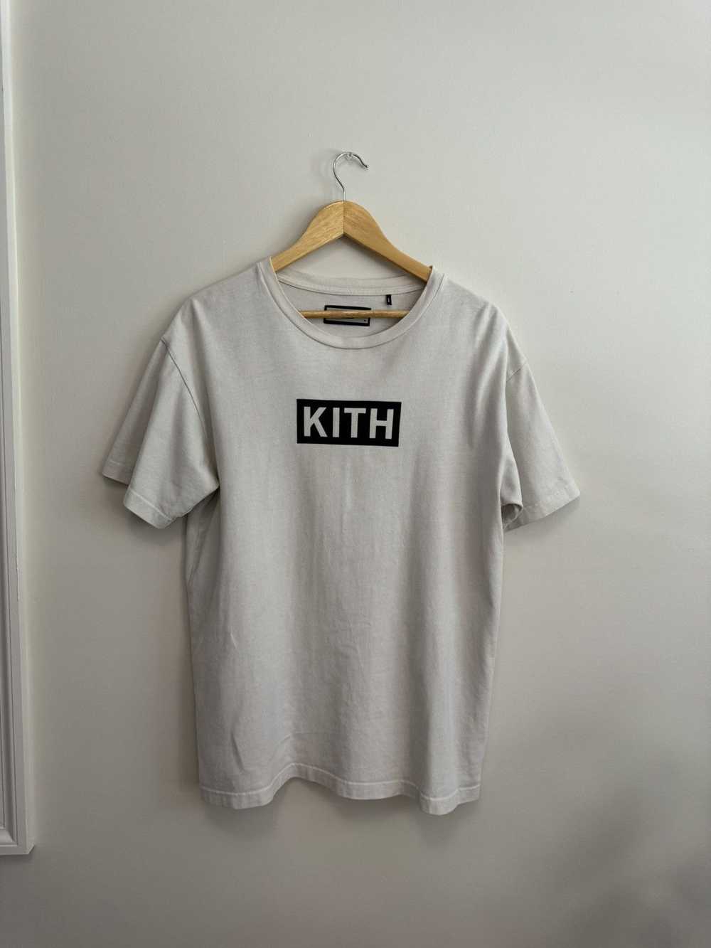 Kith White Kith Box Logo T-Shirt - image 1