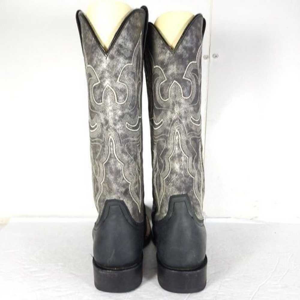 Stetson Women's US7B Black Gray Marbeled Leather … - image 8