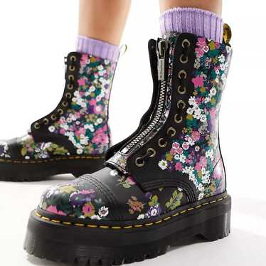 NWOT Dr. Martens Sinclair Hi Floral Platform Boot… - image 1