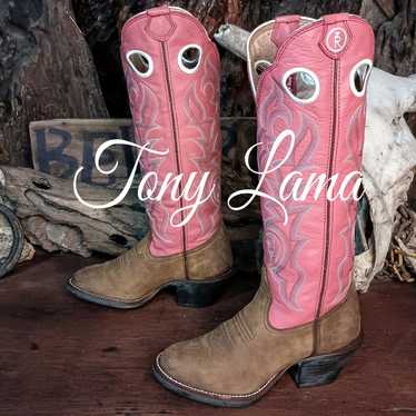 Tony Lama 3R buckaroo cowboy cowgirl western boots