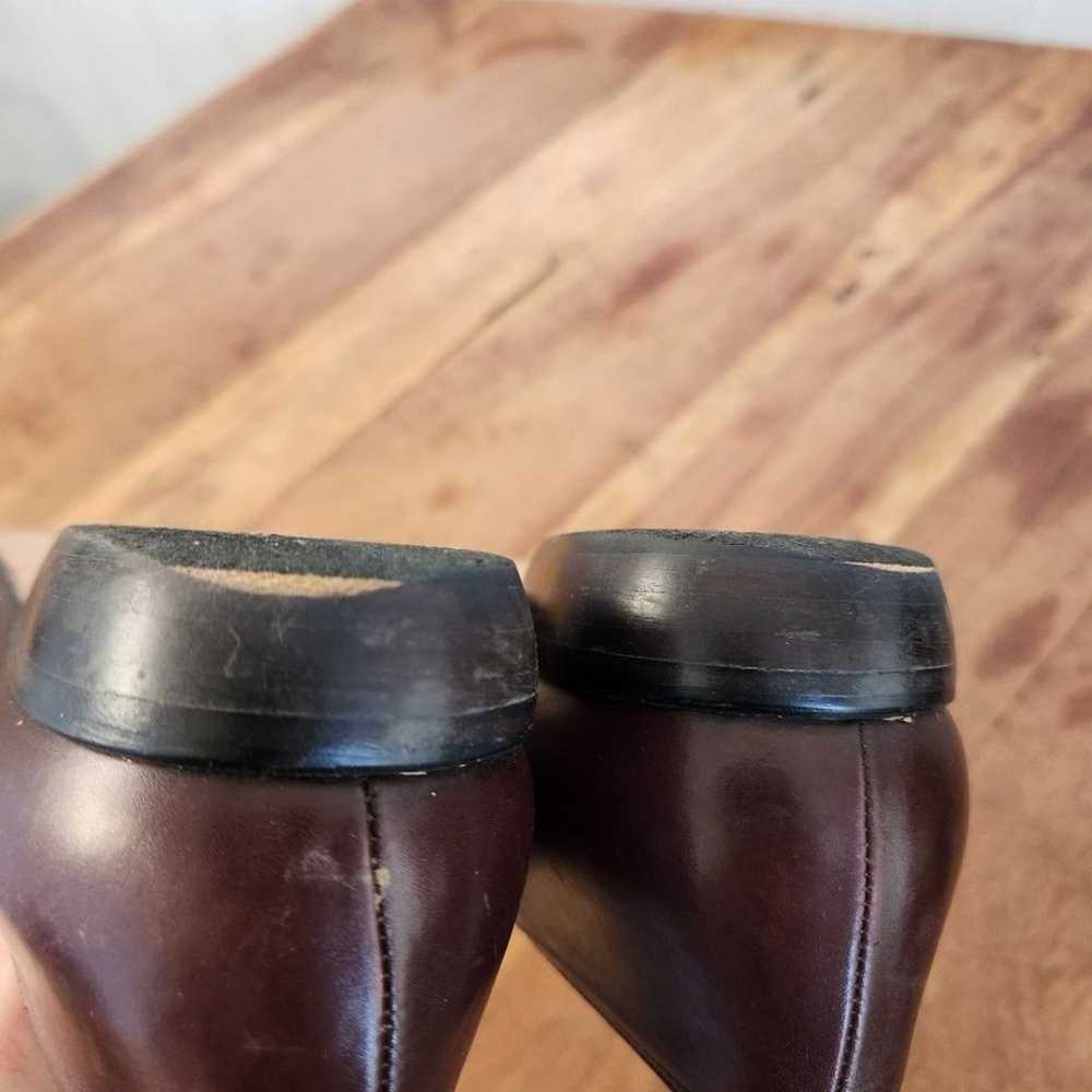 CASSIQUES ENTIER Maroon Italian Genuine Leather F… - image 10