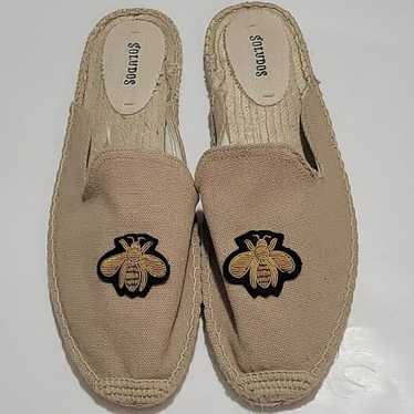 Soludos Bee Embroidery Mule Espadrille